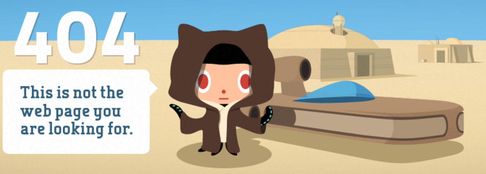 GitHub 404 page for the - profile